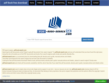 Tablet Screenshot of pdf-book-search.com